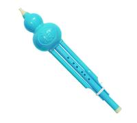 Flauto Hulusi Hulusiin Si Bemolle Maggiore Uno Strumento Professionale A Sette Fori Per Adulti E Principianti Con Scatola In Pelle(Blue in B-flat major)