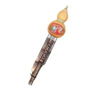 Flauto Hulusi professionale for zucca, durevole, a sette fori e tre note, for principianti e studenti, chiave C/SI bemolle(B Flat)