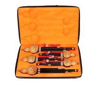 Flauto Hulusi Set Di Strumenti Musicali Tradizionali Cinesi Hulusi In Ebano Tricolore D/G/C/F/B, Flauto Di Zucca Piatto