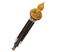 Flauto Hulusi Tubo In Ebano Flauto Hulusi Professionale A Tre Toni Flauto Di Zucca Flauto Antiurto Hulusi Strumento Popolare (Color : G key)