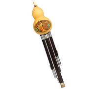Flauto Hulusi Tubo Sonoro In Ebano Di Zucca Naturale Hulusi Flauto C Chiave/Si Piatto Strumento Per Flauto Di Zucca Per Studenti Principianti (Color : B flat)