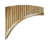 Flauto in bambù a 25 tubi, realizzato a mano, in chiave di do, stile tradizionale andino e peruviano, strumento musicale portatile ecologico, facile da imparare per principianti, qualità professionale