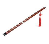 Flauto in bambù, esterno lucidato a specchio con accordature multiple, flauto tradizionale cinese interfaccia in ottone inserto in resina nera per principianti esecutori pratica concerti sul palco