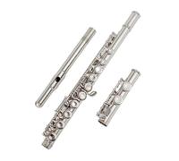 Flauto In Do A 16 Chiavi Piede Per Flauto-b A 16 Fori | Strumento musicale a 16 fori per flauto-b con piede placcato in rame-argento