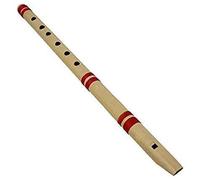 Flauto indiano Bansuri, in bambù a sei fori, in scala G da concerto
