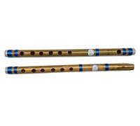 Flauto indiano da principiante a professionale in bambù da concerto in scala naturale C 33 cm indiano bambù Bansuri Vansali Fipple e set trasversale