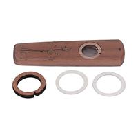 Flauto Kazoo in Legno, Chitarra Classica in Legno Ukulele Accompagnamento Armonica Diaframma Strumento a Fiato, Accessori per Strumenti Musicali (Noce)