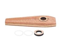 Flauto Kazoo in Legno con Materiale in Legno Liscio per Accompagnamento Musicale con Chitarra e Ukulele