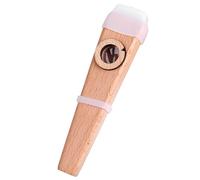 Flauto kazoo in legno massello, classici per strumenti musicali per principianti, flauto kazoo in legno d'acero, per chitarra, ukulele, regalo di compleanno per bambini e adulti