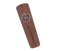 Flauto Kazoo in Legno per Chitarra Accompagnamento Ukulele Strumento a Fiato con Diaframma Leggero Strumenti a Fiato (Noce)