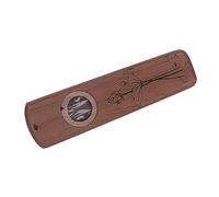 Flauto Kazoo in Legno, Strumento a Fiato con Diaframma di Armonica per Accompagnamento di Ukulele con Chitarra in Legno(#2)