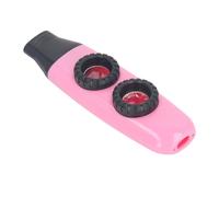 Flauto Kazoo Regolabile a Doppio Foro, Design Ergonomico per una Facile Presa, Strumento Musicale a Fiato Portatile con Doppio Diaframma, Adatto per Chitarre e Violini (PINK)