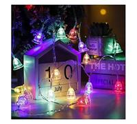 Flauto lungo in legno a 6/8 fori for bambini, strumento educativo, flauto dolce soprano musicale for principianti(Colourful,13.1FT(40LED))