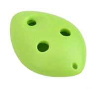 Flauto multicolore a 6 fori in chiave do, design compatto in plastica ABS per un facile trasporto e apprendimento della musica ovunque (verde)