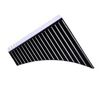 Flauto Pan Flauto Di Pan 16 Tubi 18 Tubi C/G Strumento Musicale Flauto Di Pan Mobile A Doppia In Plastica Strumenti a fiato tradizionali (Color : 18 tubes black-brown C tone)