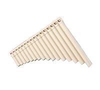 Flauto Pan Il Flauto Di Pan Scorrevole A Doppia A 16 Tubi A 18 Tubi È Adatto Agli Studenti Per Smontare Il Bocchino Per I Principianti Strumenti a fiato tradizionali (Color : 16 tubes off-white)