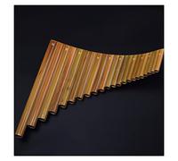 Flauto Pan La Flauta De Pan De Bambú Amargo G/F/C De 22 Tubos Es Adecuada Para Estudiantes Adultos Principiantes Strumenti a fiato tradizionali (Color : G tune 22 tubes)