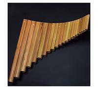 Flauto Pan La Flauta De Pan De Bambú Amargo G/F/C De 22 Tubos Es Adecuada Para Estudiantes Adultos Principiantes Strumenti a fiato tradizionali (Color : F-tune 22 tubes)