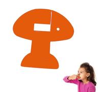 Flauto per Esercizi Al Naso,Flauto Nasale,Flauto per Naso per Bambini,Flauto per Naso,Flauto in Plastica Fischio per Addestramento del Naso,Allenamento Della Pronuncia (Arancione)