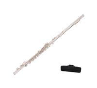 Flauto Per Principianti Strumento Per Flauto A 16 Fori A Foro Chiuso Rame Bianco Nichel Argento/argento Chiave C Professionale(A)