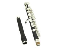 Flauto Piccolo Di Mezza Misura In Cupronichel Con Chiave C. Strumento Piccolo Placcato In Argento Con Scatola Di Immagazzinaggio Flauto Traverso per Principiante