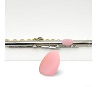 Flauto poggiapolsi in silicone per dita protettivo, parte di ricambio per la manutenzione degli strumenti e comfort per il pollice, adatto per principianti (rosa)