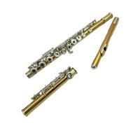 Flauto Professionale C Flauto Traverso In Do A 17 Chiavi Foro Aperto Bronzo Placcato Oro Strumento A Fiato Professionale Con Accessori