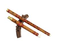 Flauto professionale in bambù Strumento a due sezioni Flauto Uno strumento di pratica per principianti.(E)