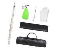 Flauto Professionale Scatola Per Borsa Per Strumenti Musicali Con Flauto A Chiave C Placcata In Argento A 16 Fori
