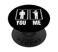 Flauto Proud Funny Men Flautista PopSockets PopGrip Adesivo