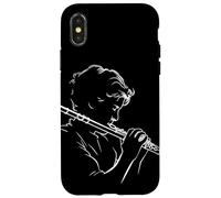 Flauto Ragazzo Linea Arte Musica da Camera Custodia per iPhone X/XS