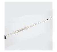 Flauto Selezione professionale di materiale in rame bianco Tono C 17 fori aperti Strumento a chiave placcato argento Flauto Di Strumenti Musicali