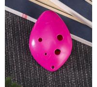 Flauto soprano a 6 fori in chiave Do in colori assortiti, strumento a fiato popolare in plastica per principianti, include foro per cordino per un facile trasporto (viola)