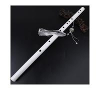 Flauto Squisito Flauto Nero Antico Flauto A Vento Flauto Bianco Tradizionale Flauto In Bambù(White B)