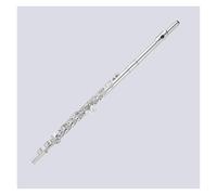 Flauto Strumento A 16 Fori C Chiave Flauto Placcato Argento Nichel Rame Bianco Foro Chiuso
