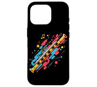 Flauto Strumento a fiato a macchie di colore Custodia per iPhone 16 Pro