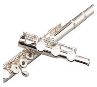 flauto strumento Bocchino in argento per flauto a 16 fori chiusi. Esame di grado principiante