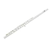 Flauto Strumento con corpo in rame placcato argento con trattamento superficiale professionale per flauto a tono C a 16 fori chiusi
