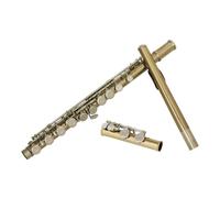 flauto strumento Flauto a 16 fori Chiave C-tone oro argento Flauto nichelato Test di livello per principianti per adulti che suona il flauto
