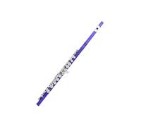 flauto strumento Flauto blu 16 fori flauto chiave C con scatola in pelle borsa per flauto accessori per strumenti set di pulizia