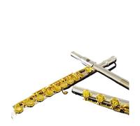 flauto strumento Flauto con bocchino in nichel argento Strumento per flauto professionale a 17 fori strumento di prova
