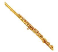 flauto strumento Flauto d'oro 17 strumento flauto professionale flauto placcato oro a doppio scopo aperto e chiuso