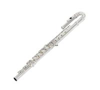 flauto strumento Flauto Flauto standard tono C Tubo a forma di U con qualità del suono chiara Flauto francese argentato a 16 fori chiusi