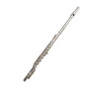 flauto strumento Flauto placcato in argento chiave C 16 fori chiusi con chiave E Flauto per prestazioni professionali per esame di livello principiante