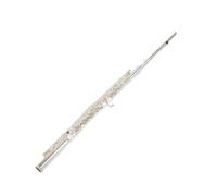 flauto strumento Flauto professionale in cupronichel apertura chiave C flauto a 17 fori strumenti musicali placcati argento con custodia