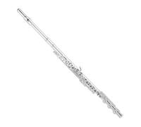flauto strumento Flauto standard C chiave doppia argentata francese 17 fori aperta e chiusa classificazione professionale a doppio scopo