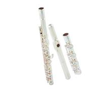 flauto strumento Flauto strumento musicale argento bocchino argento 17 fori aperto coda B chiave francese classificazione universale professionale