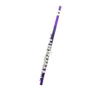 flauto strumento Flauto viola 16 fori C Tune Flauto con scatola in pelle Borsa per flauto Accessori per strumenti musicali Kit di pulizia