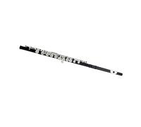 flauto strumento L Flauto nero 16 fori Flauto chiave C con scatola in pelle borsa per flauto accessori per strumenti musicali set di pulizia