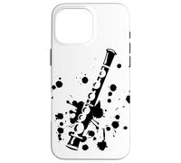 Flauto Strumento musicale Custodia per iPhone 16 Pro Max